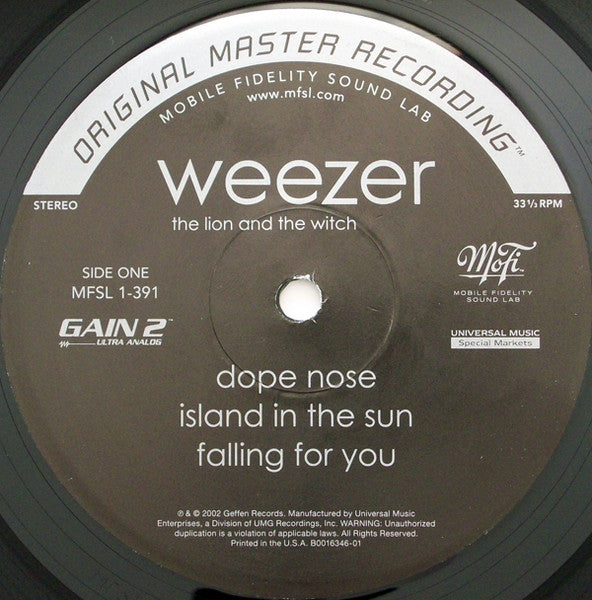 Weezer : The Lion And The Witch (12", EP, Ltd, Num, RE, RM, 180)