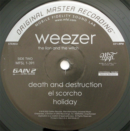 Weezer : The Lion And The Witch (12", EP, Ltd, Num, RE, RM, 180)