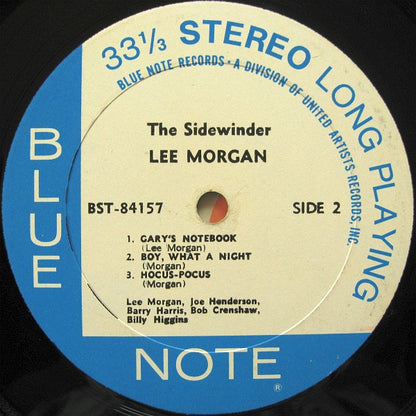 Lee Morgan : The Sidewinder (LP, Album, RE)