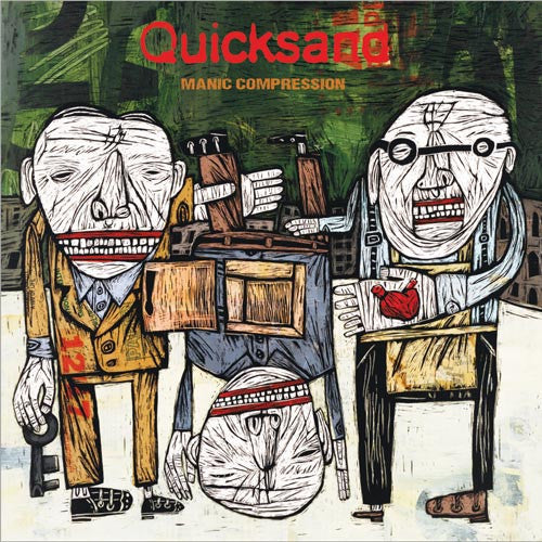 Quicksand (3) : Manic Compression (LP, Album, Ltd, RE, Red)