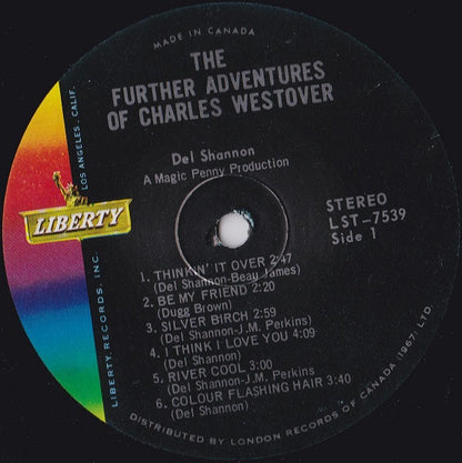 Del Shannon : The Further Adventures Of Charles Westover (LP, Album)