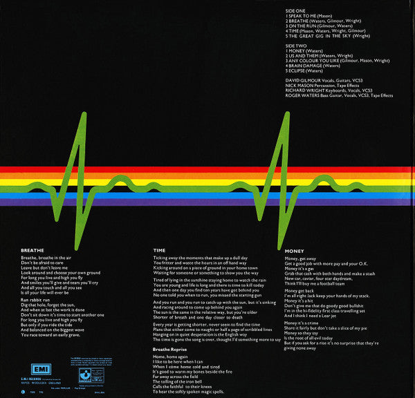 Pink Floyd : The Dark Side Of The Moon (LP, Album, RE, RM, 180)