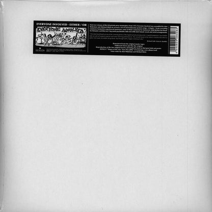 Everyone Involved : Either / Or (LP, Album, RE + 7", Single, RE + Ltd, RM)