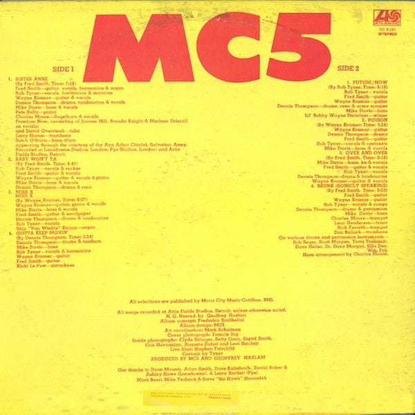 MC5 : High Time (LP, Album)