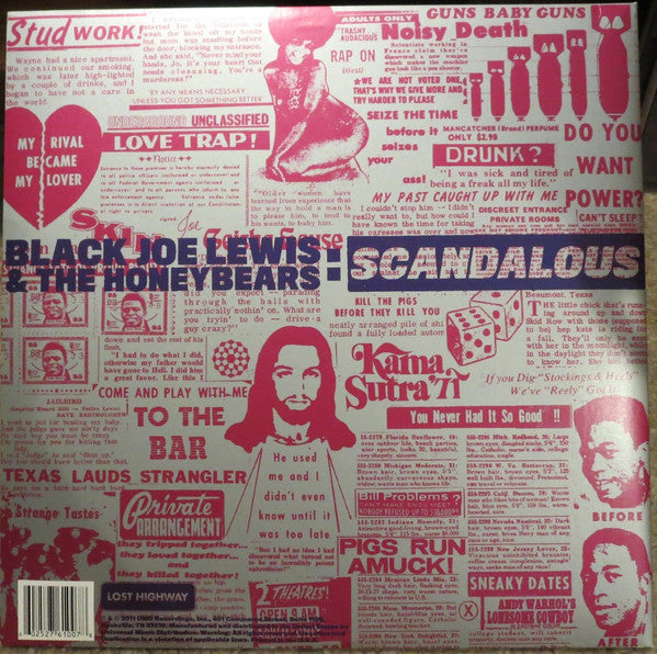 Black Joe Lewis & The Honeybears : Scandalous (2xLP, Album, Gat + CD, Album)