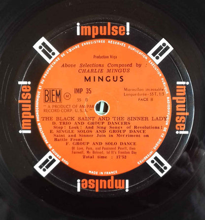 Charles Mingus : The Black Saint And The Sinner Lady (LP, Album, Mono)