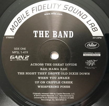 The Band : The Band (LP, Album, Ltd, Num, RE, RM, S/Edition, 180)