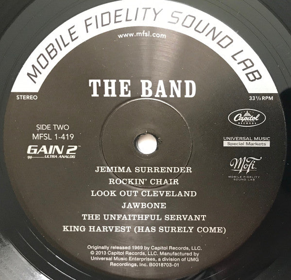 The Band : The Band (LP, Album, Ltd, Num, RE, RM, S/Edition, 180)