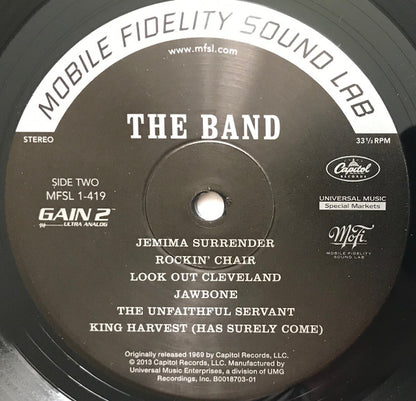 The Band : The Band (LP, Album, Ltd, Num, RE, RM, S/Edition, 180)