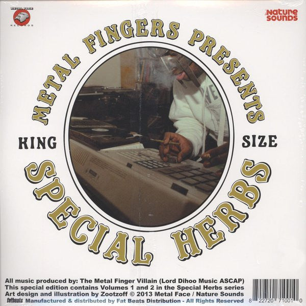 Metal Fingers : Special Herbs (Volume 1 & 2) (2xLP, Comp, RE + 7", Ltd + S/Edition)
