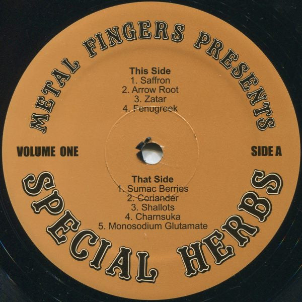 Metal Fingers : Special Herbs (Volume 1 & 2) (2xLP, Comp, RE + 7", Ltd + S/Edition)