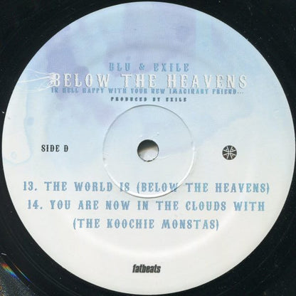 Blu & Exile : Below The Heavens (In Hell Happy With Your New Imaginary Friend...) (2xLP, Album, RE + 7")