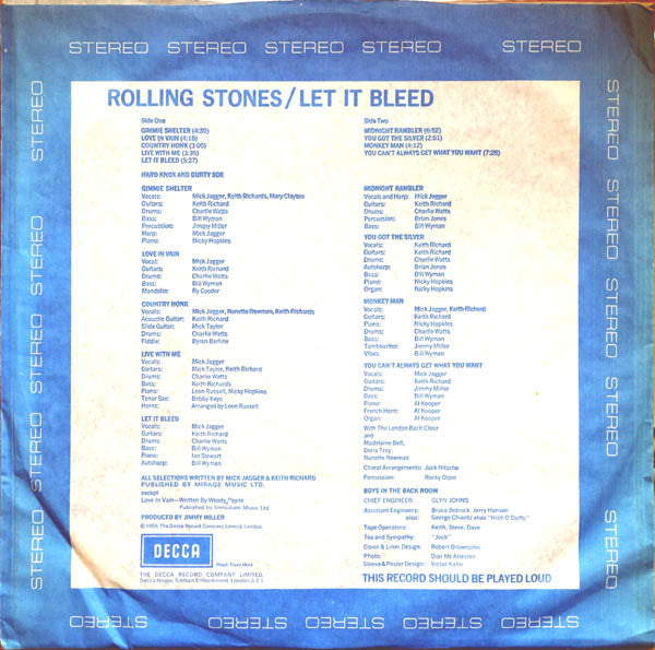 The Rolling Stones : Let It Bleed (LP, Album, Box)