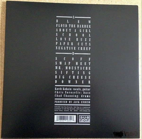 Nirvana : Bleach (LP, Album, Ltd, Num, RE, RM, Mar)