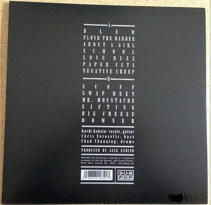 Nirvana : Bleach (LP, Album, Ltd, Num, RE, RM, Mar)
