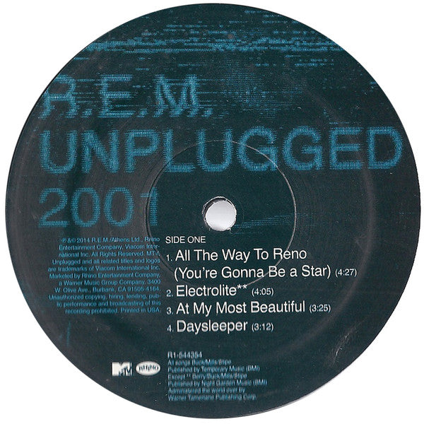 R.E.M. : Unplugged  2001 (2xLP, Album)