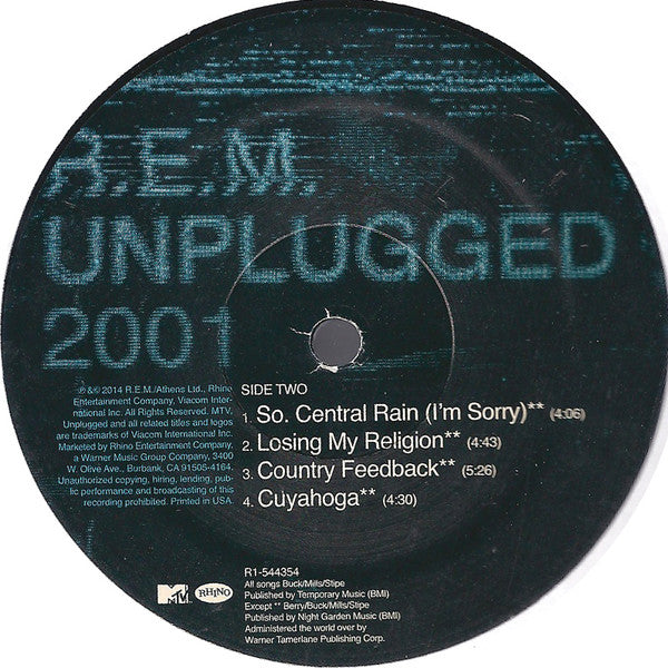R.E.M. : Unplugged  2001 (2xLP, Album)
