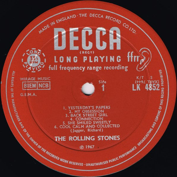 The Rolling Stones : Between The Buttons (LP, Album, Mono)