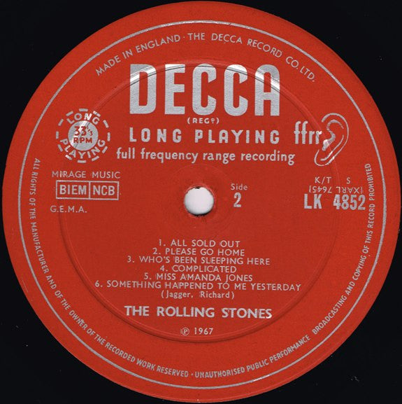 The Rolling Stones : Between The Buttons (LP, Album, Mono)