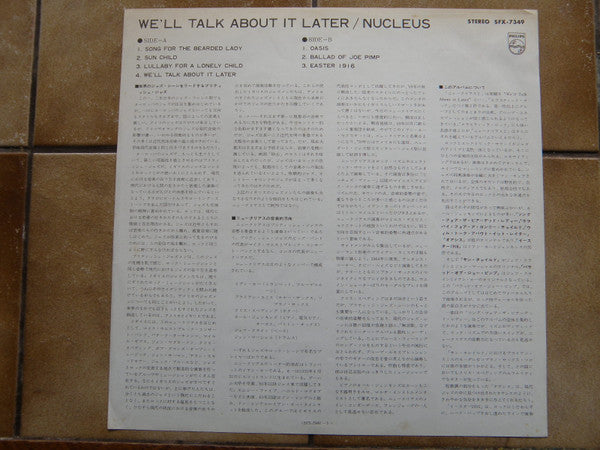 Nucleus (3) : We'll Talk About It Later (LP, Album)