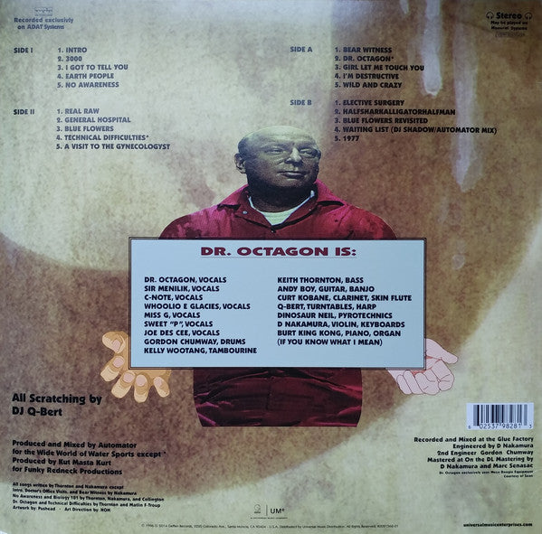 Dr. Octagon : Dr. Octagonecologyst (2xLP, Album, RE, 3D )