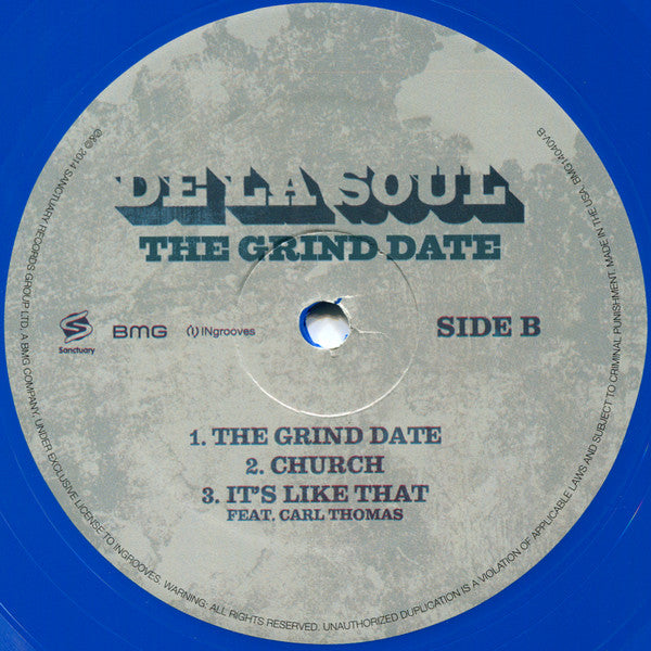 De La Soul : The Grind Date (LP, Blu + LP, Ora + Album, RE, RP, Gat)