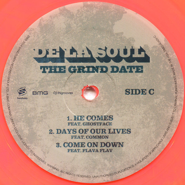 De La Soul : The Grind Date (LP, Blu + LP, Ora + Album, RE, RP, Gat)