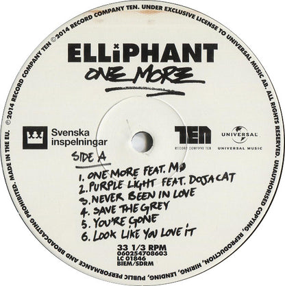 Elliphant : One More (LP, Album)