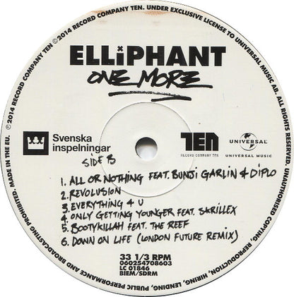 Elliphant : One More (LP, Album)