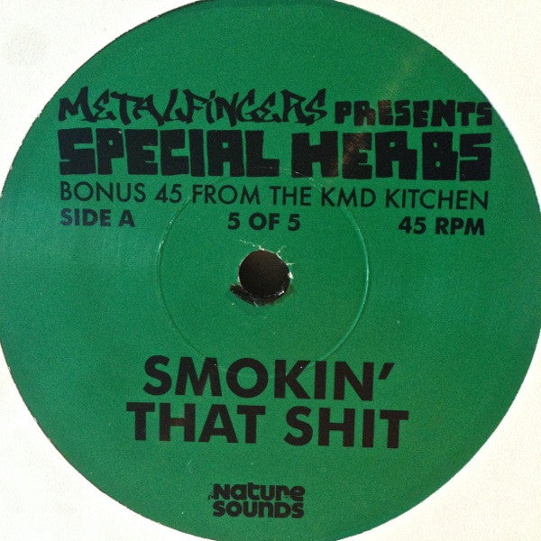 Metal Fingers : Special Herbs Volume 9 & 0 (2xLP, Comp, RE + 7", Ltd + S/Edition)