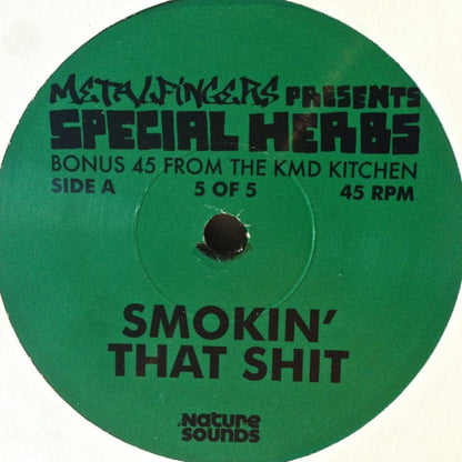 Metal Fingers : Special Herbs Volume 9 & 0 (2xLP, Comp, RE + 7", Ltd + S/Edition)