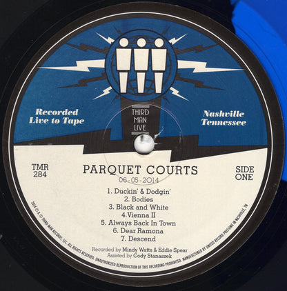 Parquet Courts : Live At Third Man Records (LP, Ltd, Blu)