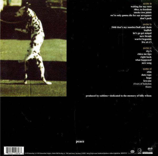 Sublime (2) : 40oz. To Freedom (2xLP, Album, Ltd, RE, Yel)