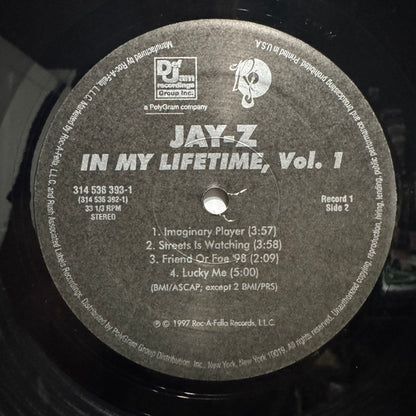 Jay-Z : In My Lifetime, Vol. 1 (2xLP, Album)