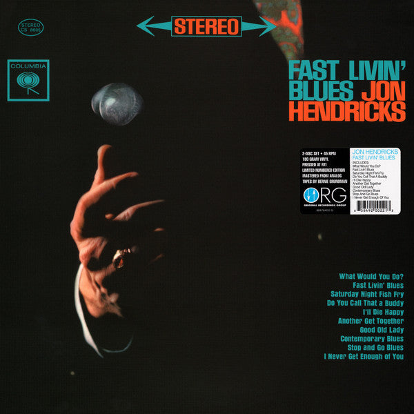 Jon Hendricks : Fast Livin' Blues (2x12", Ltd, Num, RE, RM, 180)