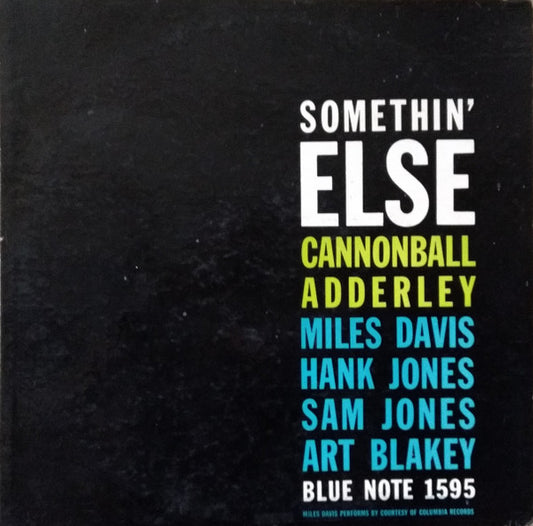 Cannonball Adderley : Somethin' Else (LP, Album, Mono, RP)