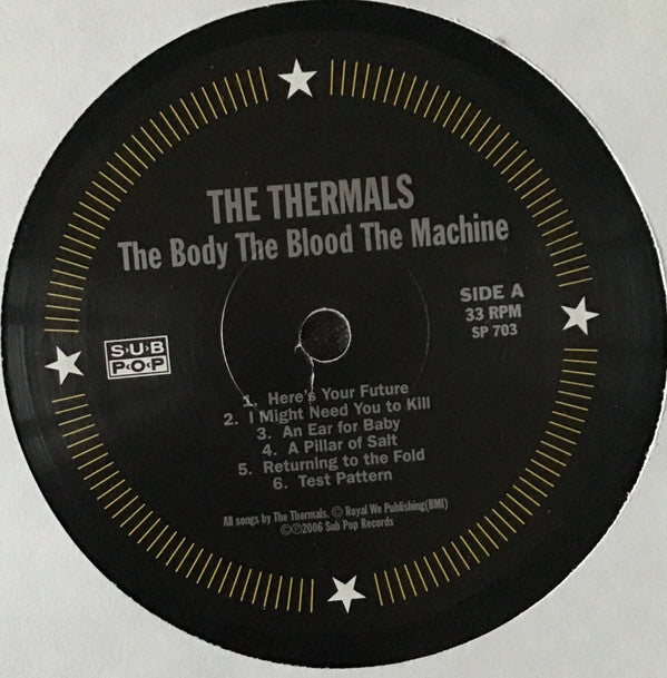 The Thermals : The Body The Blood The Machine (LP, Album)