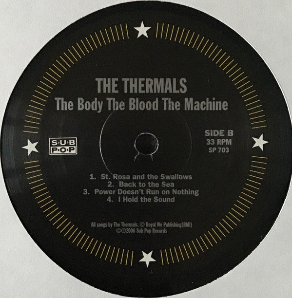 The Thermals : The Body The Blood The Machine (LP, Album)