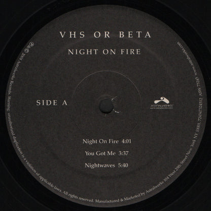 VHS Or Beta : Night On Fire (2xLP)