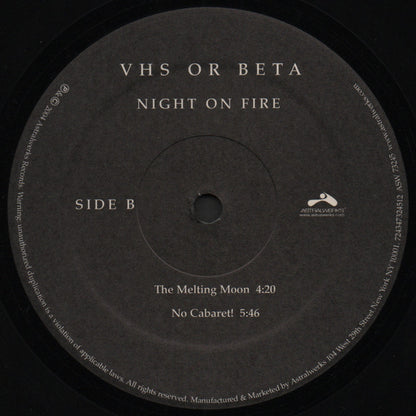 VHS Or Beta : Night On Fire (2xLP)