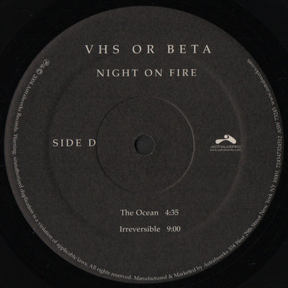 VHS Or Beta : Night On Fire (2xLP)