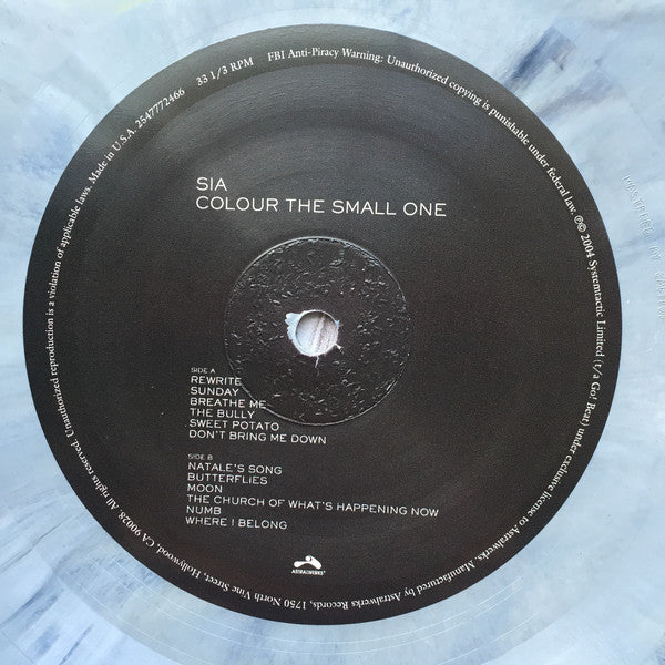 Sia : Colour The Small One (LP, Album, Club, Ltd, Num, RE, Gre)
