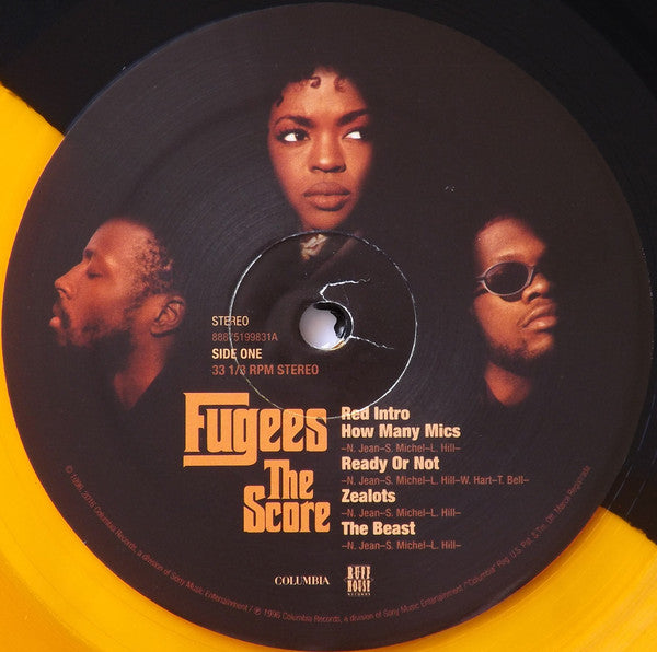 Fugees : The Score (2xLP, Album, RE, Gol + 7", Gol + Club)