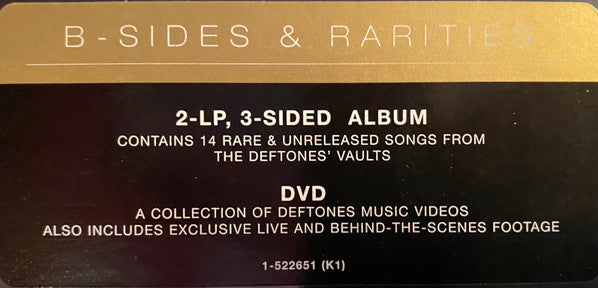 Deftones : B-Sides & Rarities (LP + LP, S/Sided, Etch + DVD-V + Comp, Ltd)