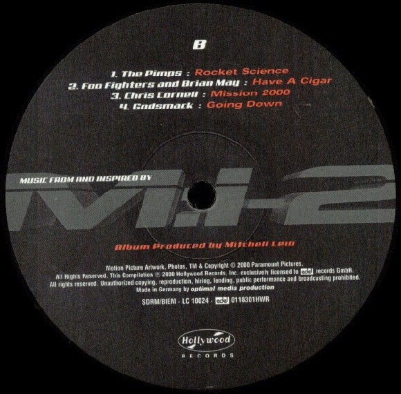 Various : Music From And Inspired By M:I-2 (2xLP, Comp)