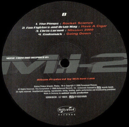 Various : Music From And Inspired By M:I-2 (2xLP, Comp)
