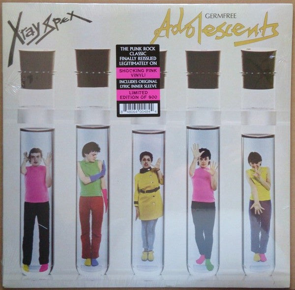 X-Ray Spex : Germfree Adolescents (LP, Album, RE, Pin)