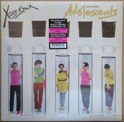 X-Ray Spex : Germfree Adolescents (LP, Album, RE, Pin)