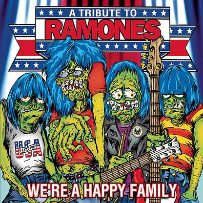 Various : We're A Happy Family - A Tribute To Ramones (2xLP, Comp, Ltd, RE, Neo)